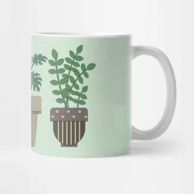 Plants in pot by AndrianaSea